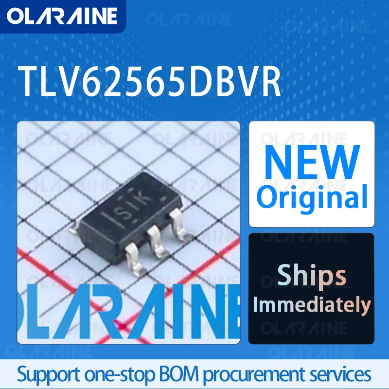 10/50/100Pcs TLV62565DBVR SOT-23-5 original ic chip Switching regulators RoHS 1 Output Voltage 5.2 V Current 1.5 A