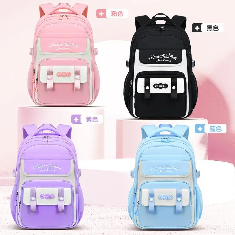 

children's schoolbag 4pcs backpack primary school student travel storage bag kindergarten backpack child Y2k backpack wholesale