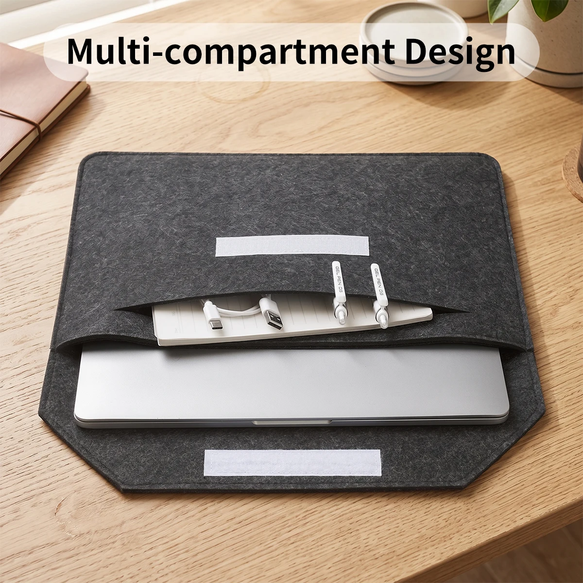Wool Felt laptop bag Sleeve Cover 11-13in 13-15.6 in For macbook air 13 inch laptop case Sleeve Felt Ultralight Tablet Pad