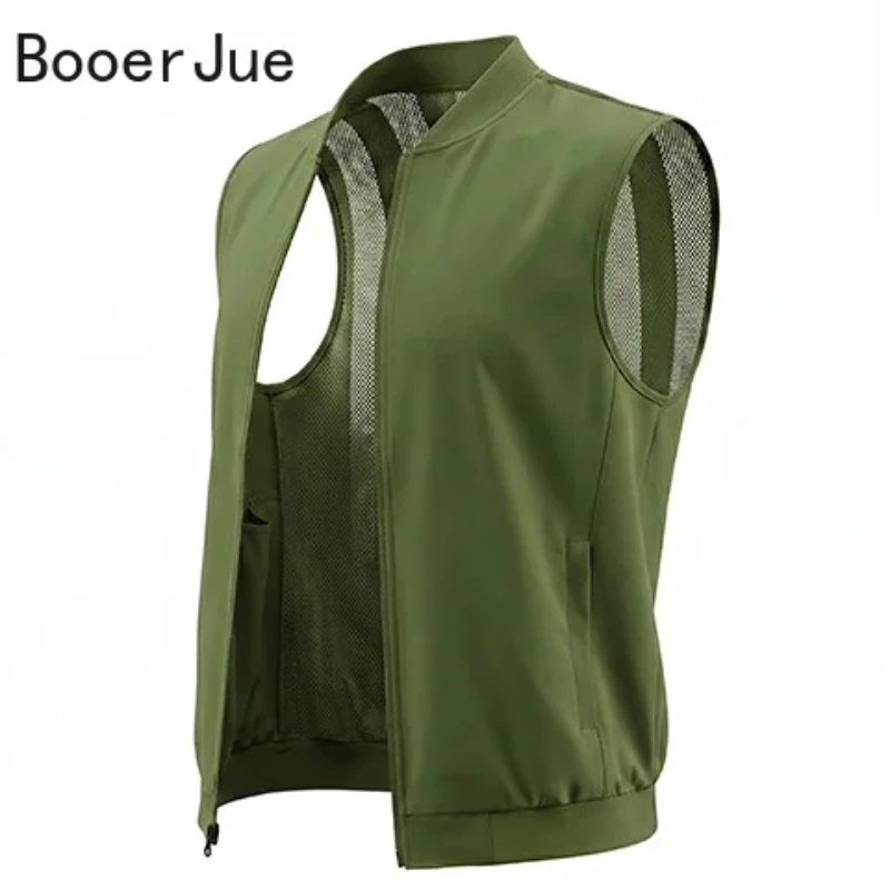 

Summer Ultra-thin Men's Vest Sleeveless Shoulder Sports Running Thin Undershirt Light Breathable Outdoor Hiking Angling Tourism