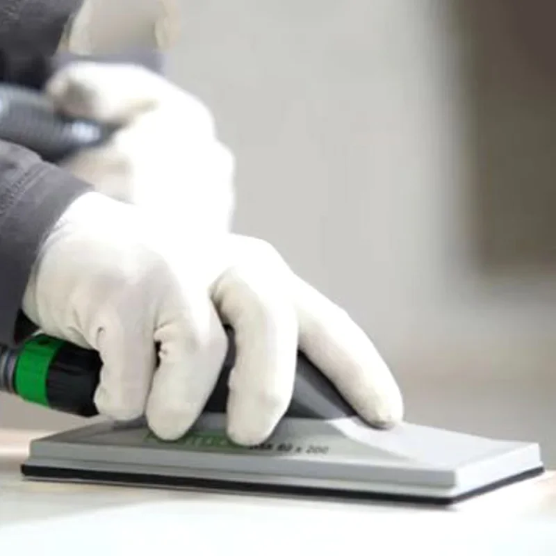 Прямоугольная сетчатая наждачная бумага FESTOOL, 90 мм/180 мм, подходит для сухого шлифования, прочная, не подключает заднюю флис