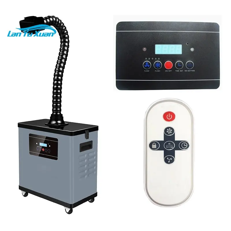 

best seller smoke purifier machine 200w Laser welding industrial air extractor with 1 arm silicone cover