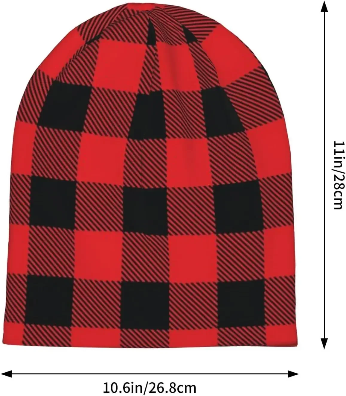 Holiday Beanie Standard Closed Chemo Knitted Hats Baggy Slouchy Skull Cap Cancer Headwear for Women Men