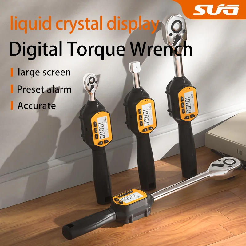 

1/4 inch drive digital wrench with a torque range of 0.3-10Nm, apply to high-precision torque wrenches on car accessories, etc