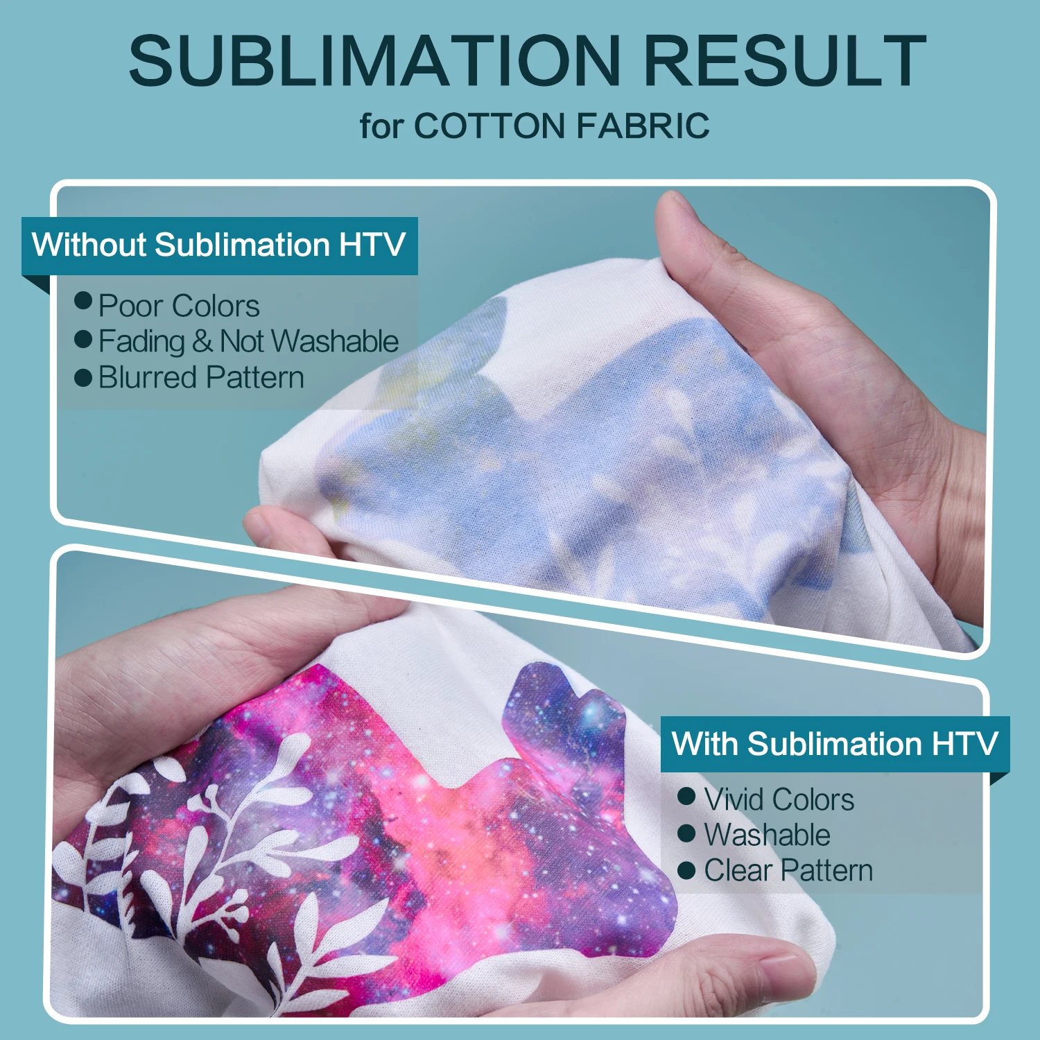 WOWOCUT Clear HTV Vinyl for Sublimation 12\