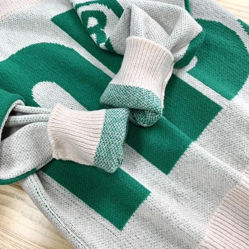 

Warm And Sli Knitted Sweater Dual Tead Color Weave Casual Men's Faion Autumn Winter Warmth Couple's Leisure Knitwear