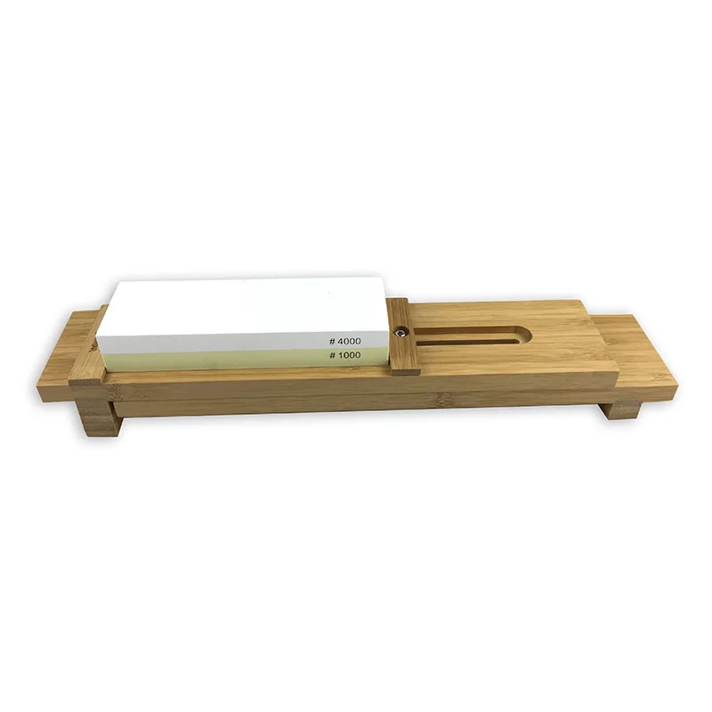 Bamboo Sharpening Stone Holder Whetstone Base Adjustable Stand Sharpening Holder Fixing Telescopic For Sliding Bamboo Accessory