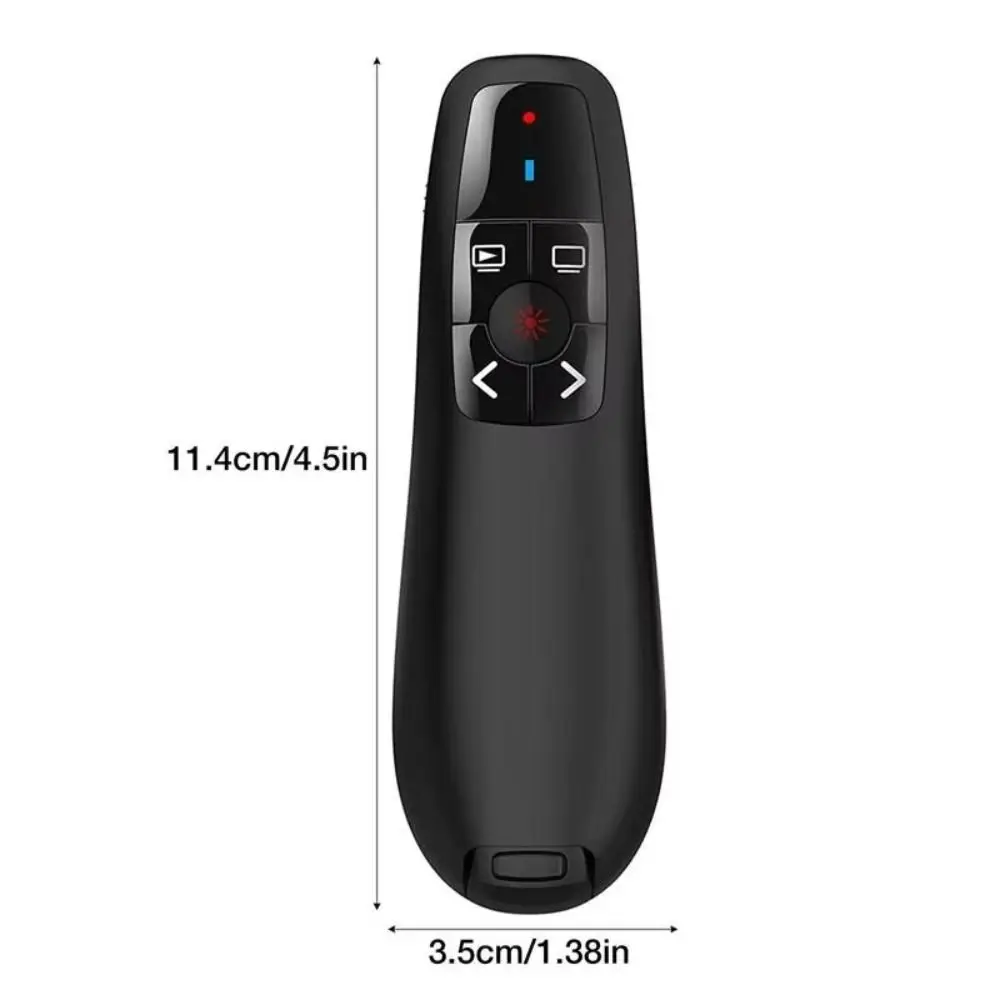 New USB Presentation Clicker 2.4GHz 3A Powerpoint Pen Durable ABS Remote Control