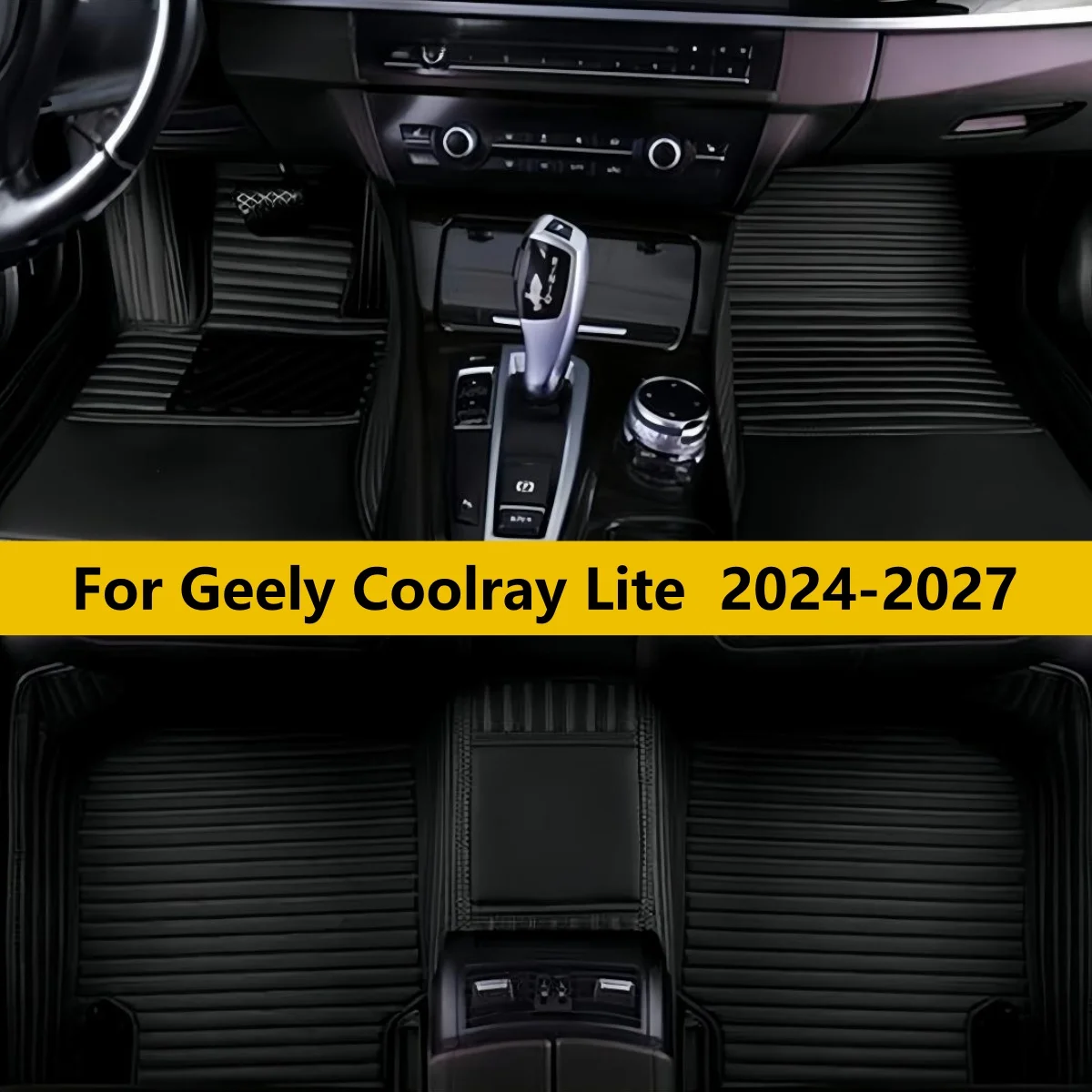 

Custom Car Floor Mat Fit For Geely Coolray Lite 2024 2025 2026 2027 Auto full set carpet pads leather foot mat rugs