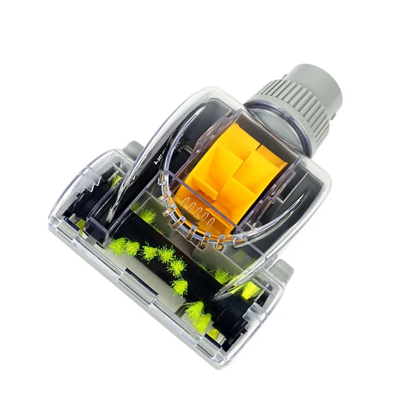Universal Cyclone Vacuum Cleaner Head Turbo Floor Brush Head Power Nozzle 35mm Mini, for Carpet Bed Small Place Cleaning