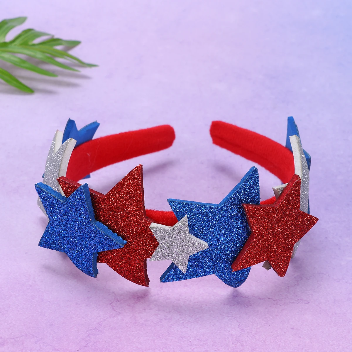 

Pentagram Headb s Hair Hoops Chic Headdress Lightweight Comfortable Kids Photo Props Party Supplies Independence Day Accessories