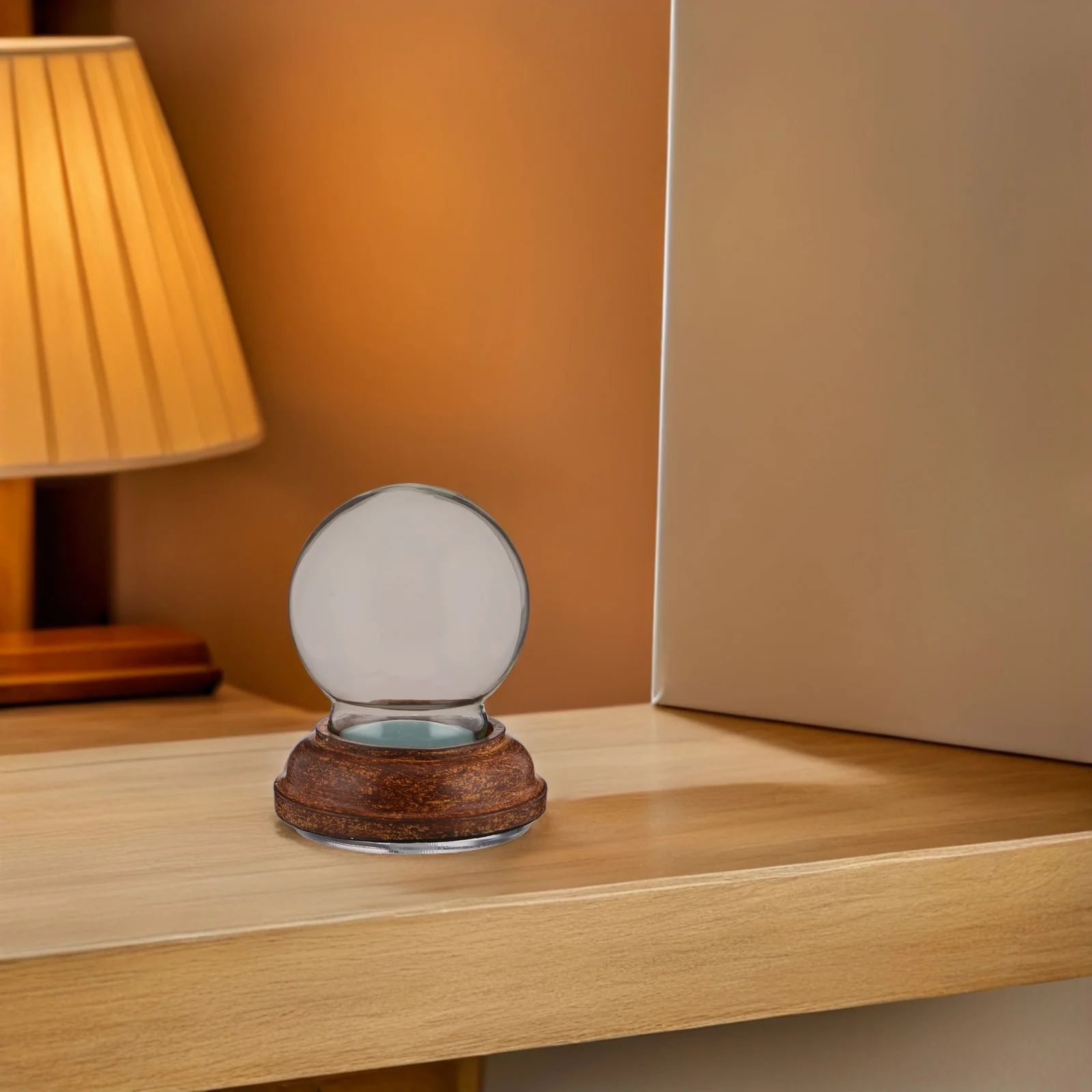 Diy Kit Empty Glass Water Wooden Base Craft Project For Kids Adults Holiday Decorations Snow Globe Diy Supplies Glass Snow