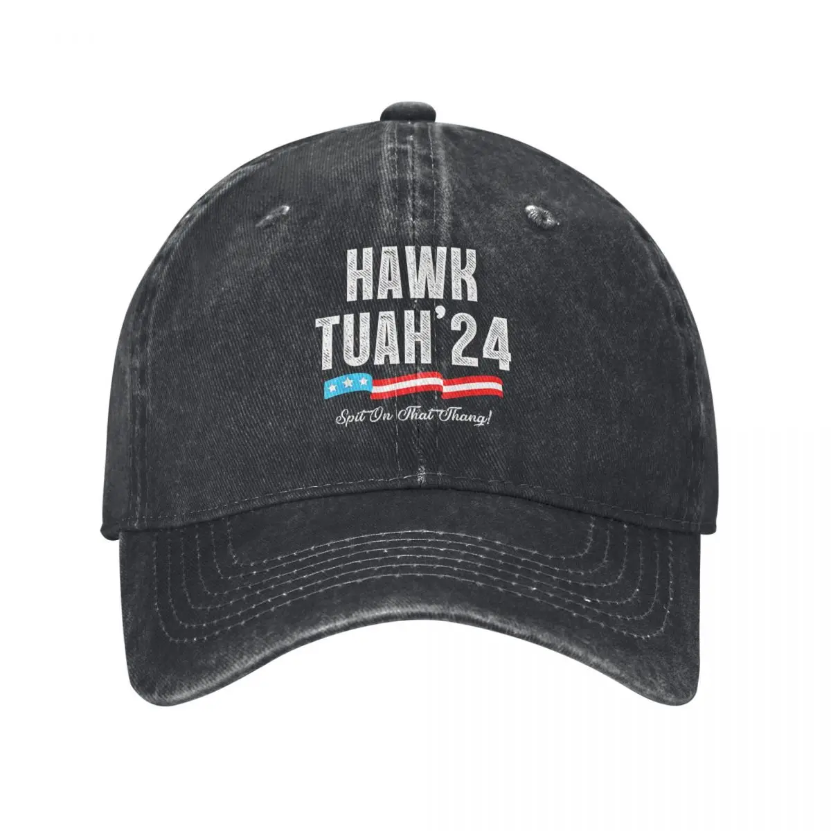 

Hawk Tuah 24 Spit On That Thang Unisex Baseball Cap Distressed Washed Caps Hat Classic Outdoor Workouts Adjustable Snapback Cap