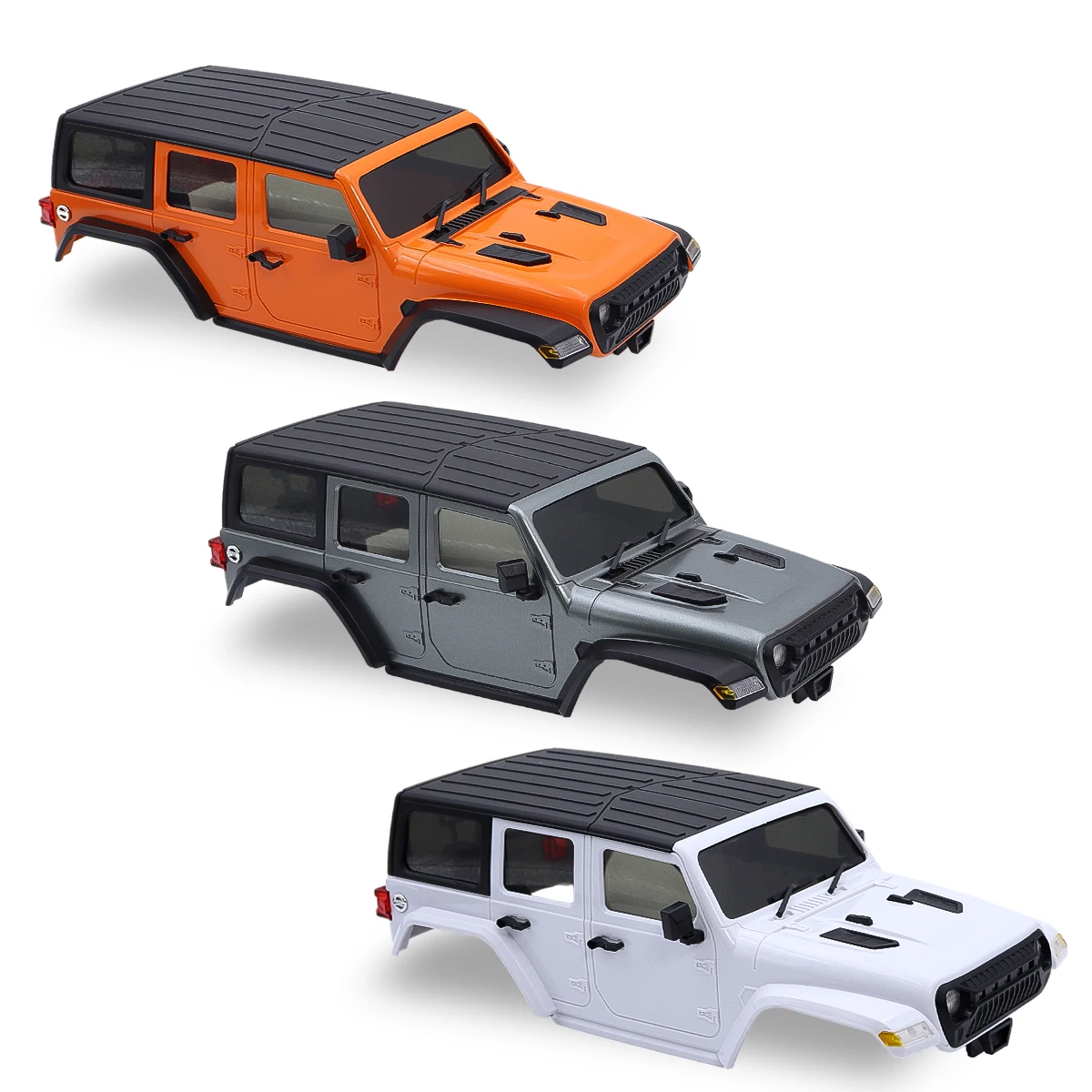 TRX4-M zestaw nadwozia typu Hardtop z rozstawem osi 6,10 cala z tylne zderzaki przednim dla podwozia 1/18 gąsienica RC trx4 m Bronco Defender