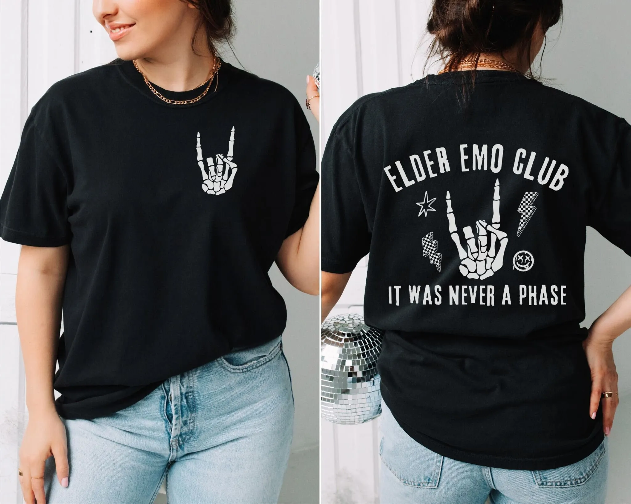 

Comfort Colors Pop Punk T Shirt Elder Emo Rock Nite Still In My Phase It Wasnt A Scene