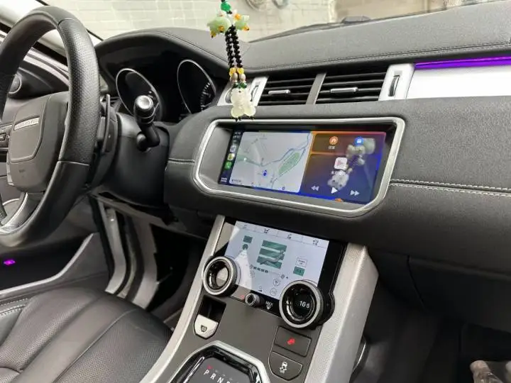 راديو سيارة 2DIN 10.25 بوصة لسيارة رينج روفر إيفوك L551 L538 2012-2018 مشغل وسائط متعددة Carplay شاشة تعمل باللمس HD لوحة مناخ التيار المتناوب