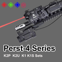 Airsoft Tactical Zenit Perst-4 All Metal Red Dot IR Strobe High Power Surefir  K2P  K2U  K1 K1S Flashlight Set Perst4  M300 M600