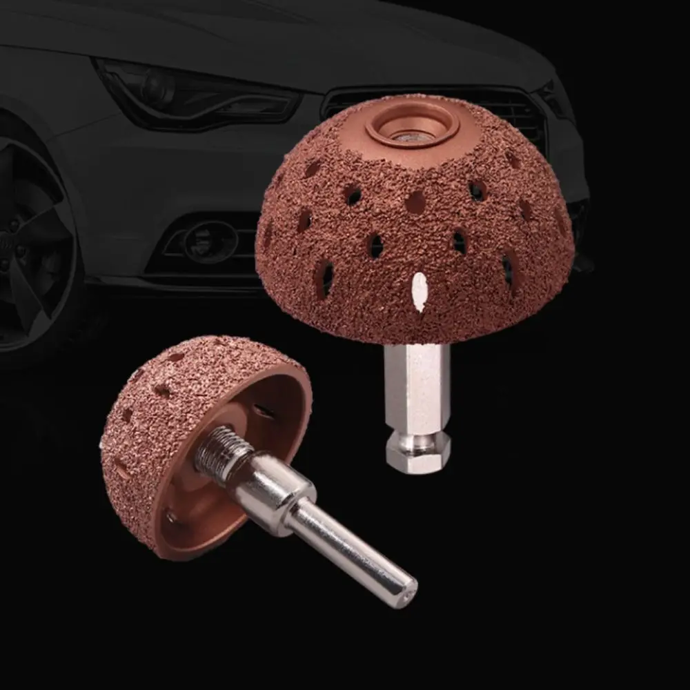 Tungsten Steel Tire Grinding Head Hemispherical High-Speed Tire Repair Tool Low-Speed Coarse Grit Tire Buffer Tool Patch Tool