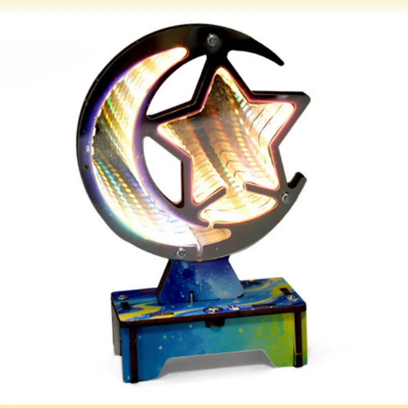 

Children's Science And Technology Production Material Infinite Mirror Model Abyss Tunnel Production Scientific Experiments Toy