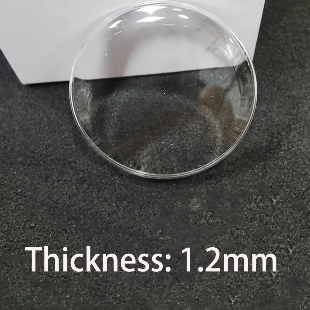 1pcs Watch Mirror Accessories Rubber Mirror Acrylic Pot Cover Type Pot Cover High Quality Watch Mask Transparent Surface Fat Fac