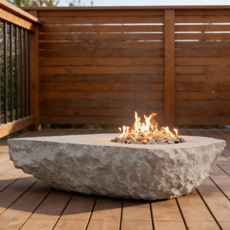 ✿p Modern Minimalist Natural Travertine Coffee Table Round Luxury Outdoor Furniture for Hospital and Studio