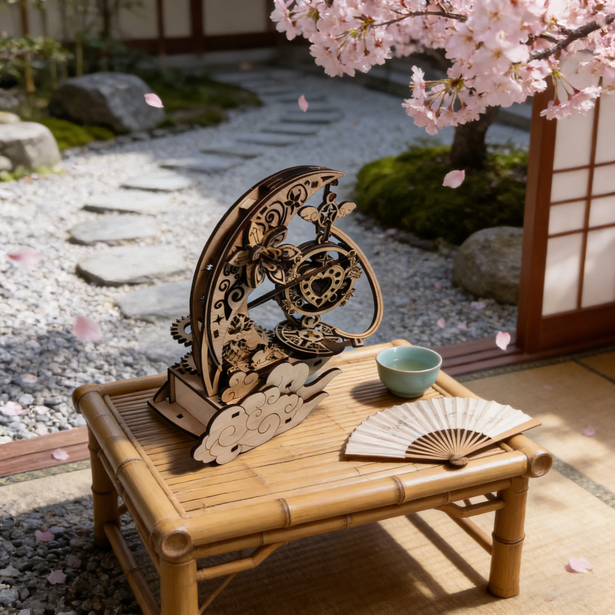 Midsummer Night 3D houten puzzel, schaalmodel, doe-het-zelf-modelbouwset, handgemaakt cadeau, woondecoratie, montagespeelgoed