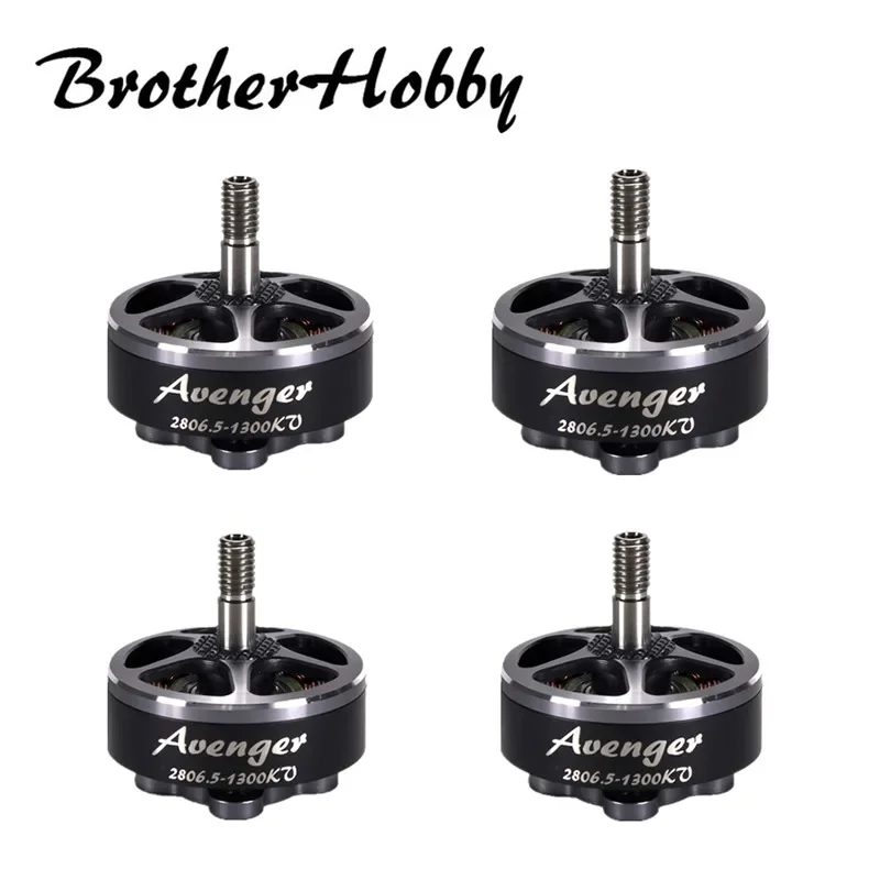 

4pcs BrotherHobby Avenger 2806.5 Motor1300/1700/1920KV 4-6S Brushless Motor FPV Racing RC Quadcopter Drone Models