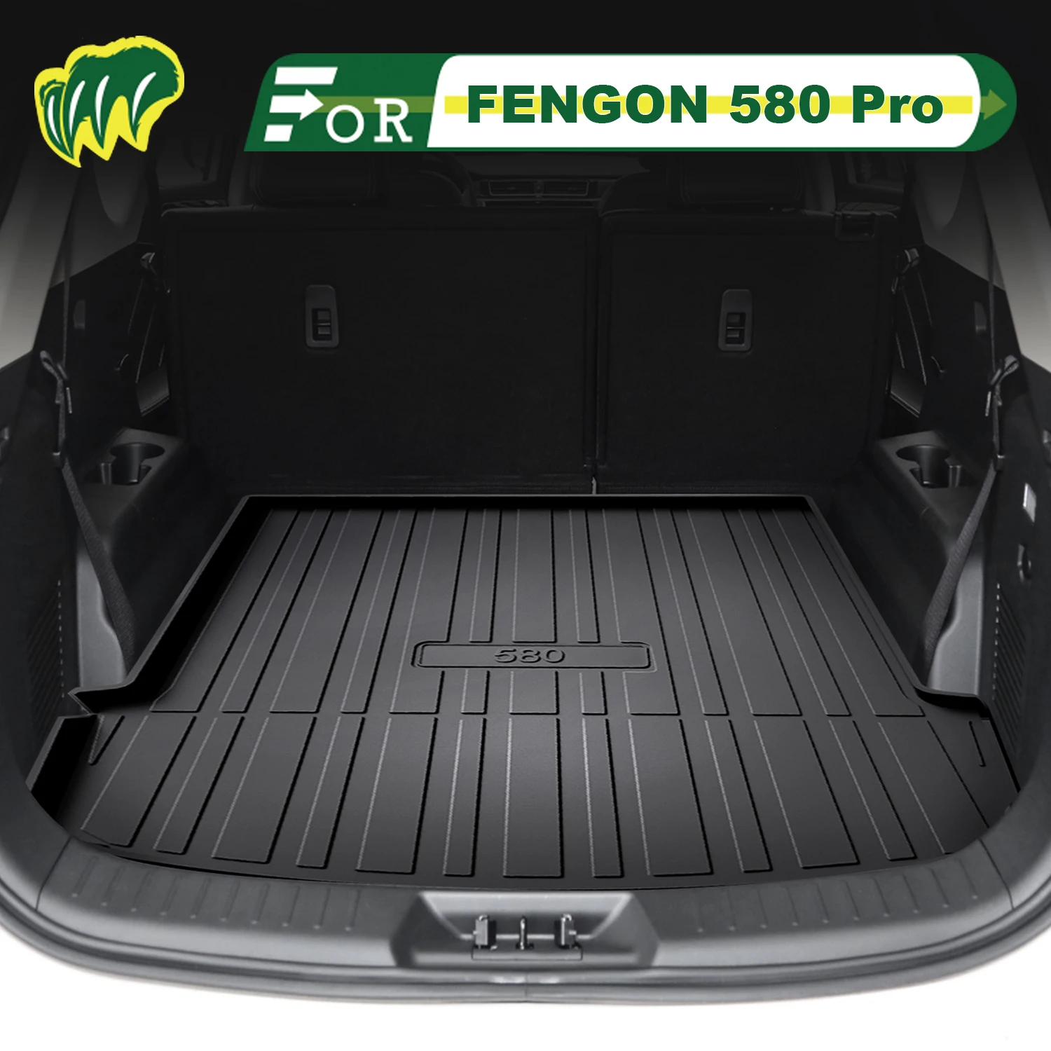 

Для Dongfeng FENGON 580 580Pro 2016-2025 TPE индивидуальный коврик для багажника автомобиля всесезонный коврик для багажника 3D-образный коврик для багажника задний коврик для багажника