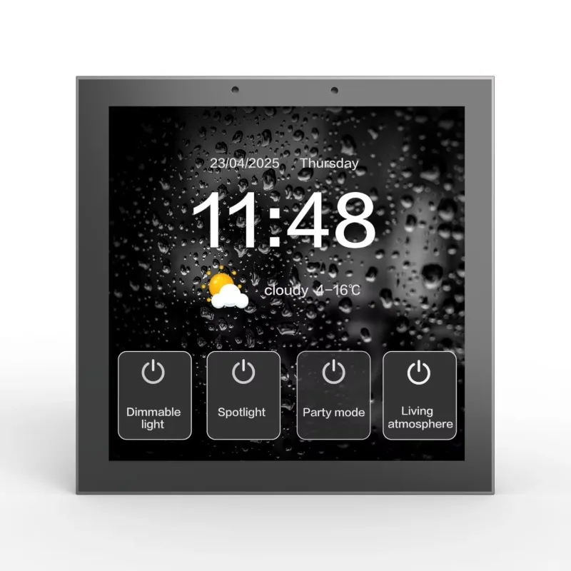 M4 4-Inch Touch Screen Smart Switch Multi-Function and Language Display with Smart Life App 220V Max. Voltage 10A Max. Current