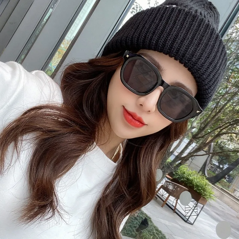 Vintage Hexagon Sunglasses Women Polygon Frame Glasses Fashion Street Style Shades