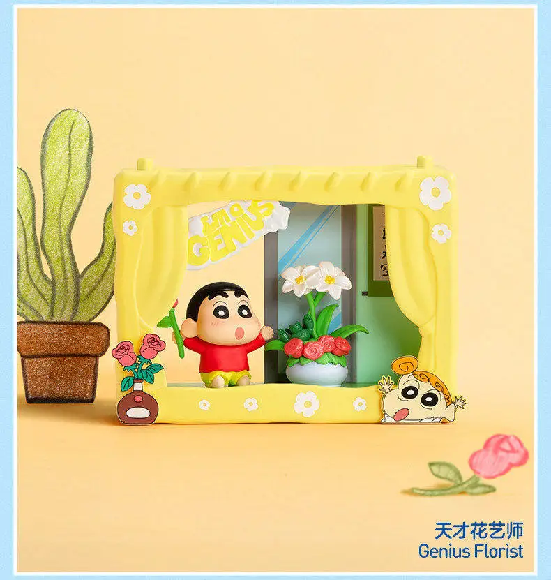 Original POPMART Crayon Shinchan Kindliche Theater-Serie Blindbox Niedliche Anime-Figur Süße Puppe Heimdekoration Sammlerstück Geschenk – Detail 8