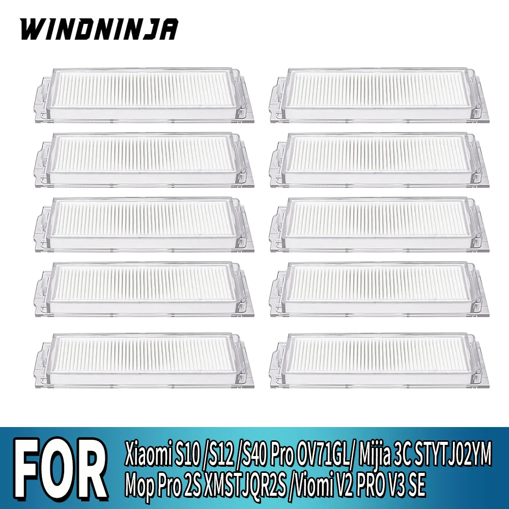 HEPA Filters For Xiaomi S10 S12 S40 Pro OV71GL Mijia 3C STYTJ02YM Mop Pro 2S