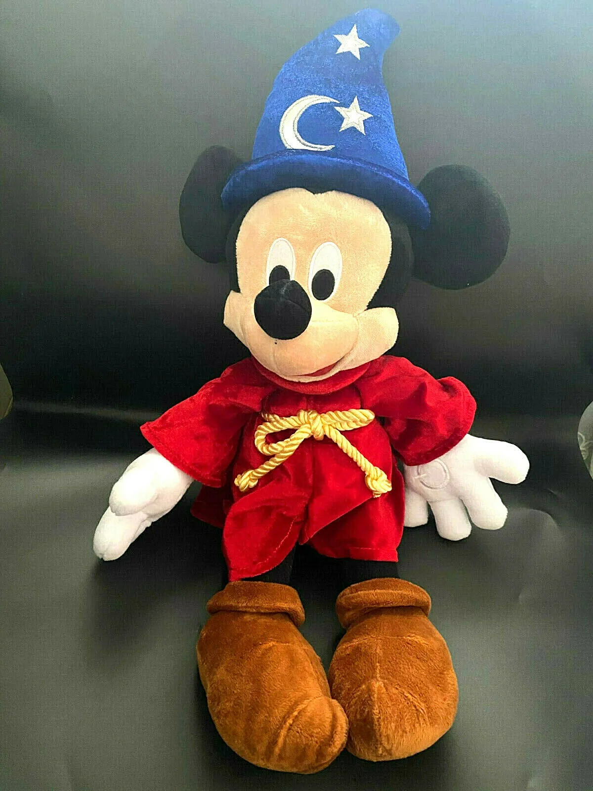 

Disney Mickey Mouse Sorcerer's Apprentice Soft Plush Toy Fantasia Wizard 50cm