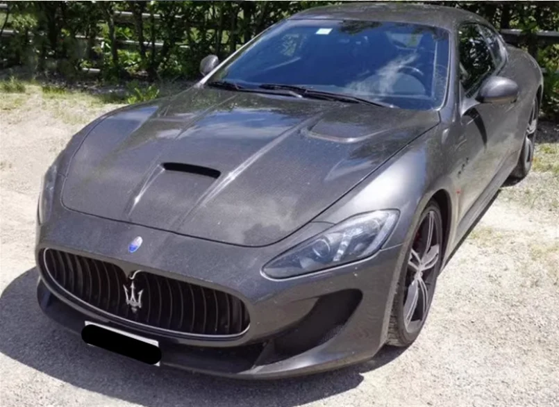 For Maserati GT GTS 2013 2014 2015 High Quality Carbon Fiber Front Bumper Engine Hood Vent Cover