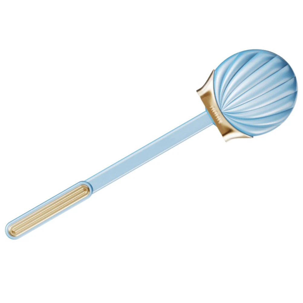 

Silicone Toilet Brush Long Handle Blue Cleaning Brush Dead Angle Free Bathroom Tools Luxurious Design Practical Use