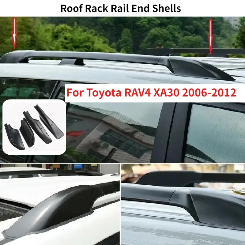 

Черный защитный колпачок для рейлингов на крыше для Toyota RAV4 XA30 2006-2012, замена деталей багажной системы