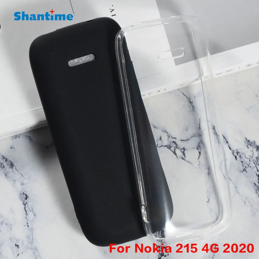 For Nokia 215 4G 2020 Gel Pudding Silicone Phone Protective Back Shell Soft TPU Case