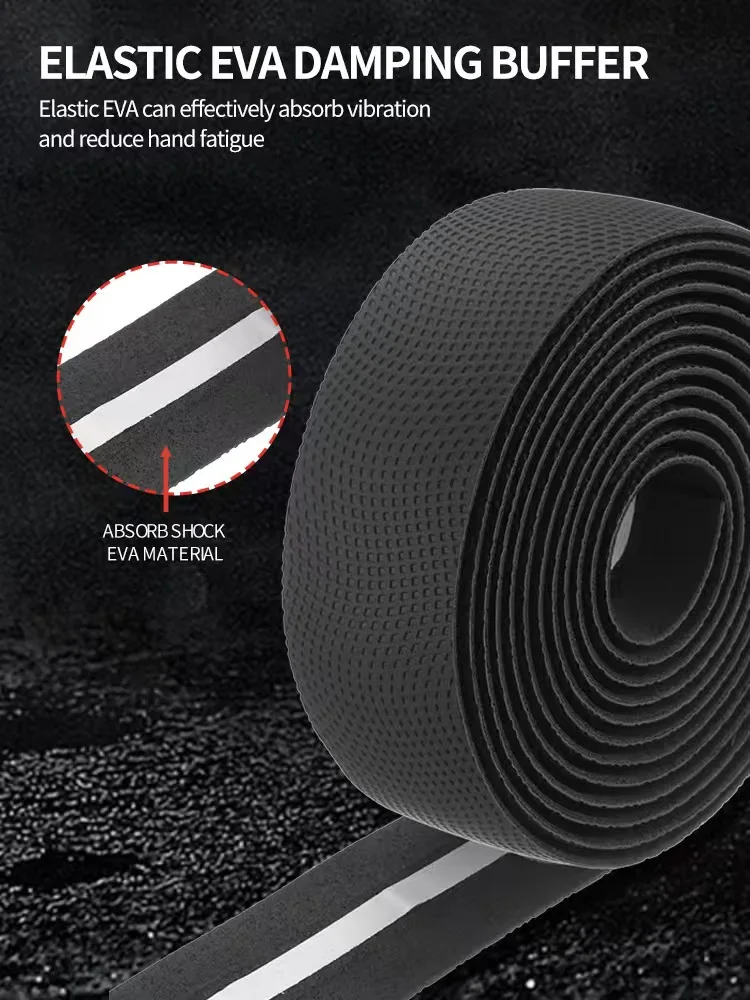 Picture 6: Silica Gel Bike Handlebar Tape Breathable Anti-slip EVA Shock Absorption Wear Resistance Road Bicycle Handle Bar Straps