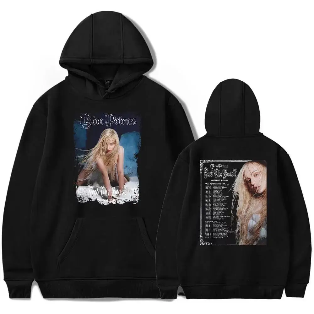 

Kim Petras Feed The Beast Hoodie Long Sleeve Streetwear Men Women Hooded Sweatshirt 2023 New Fashion Clothes