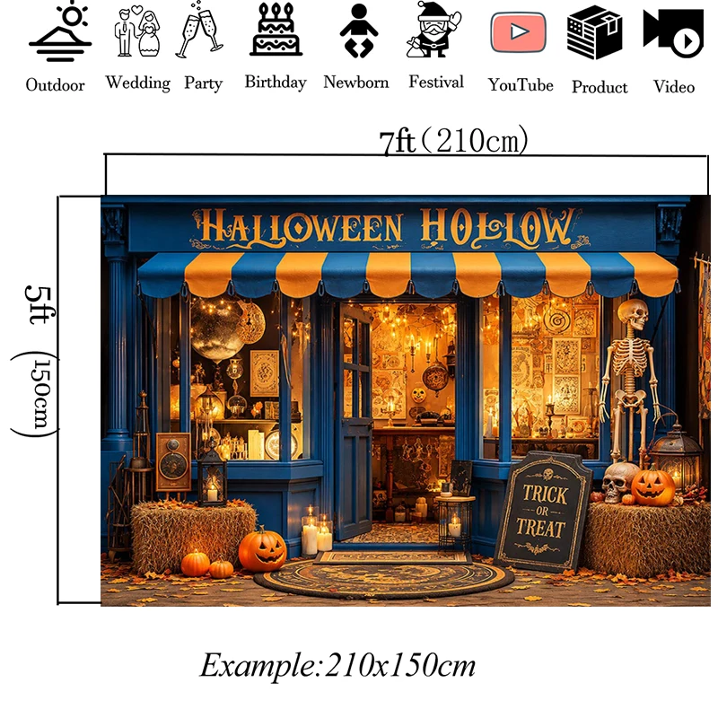 Mocsicka Halloween Decorations - огляд і ціна Photography Trick