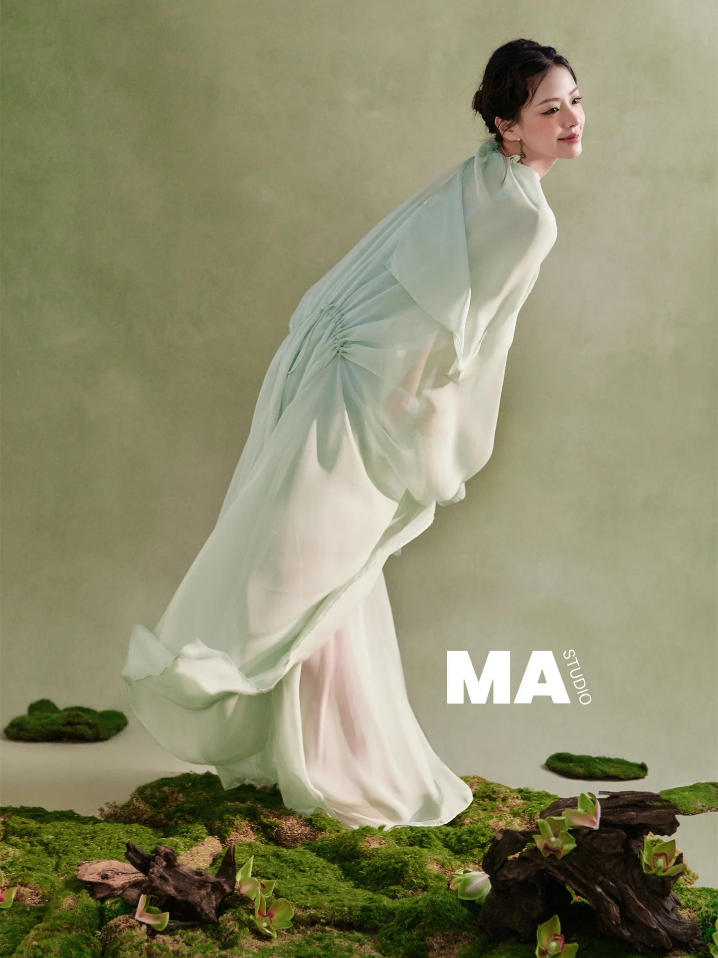 

Ele Art Photoaphy Costume Forest System een Wild Fairy T Aosphere Studio New Sle Yang Na Na Photo oot Clothing
