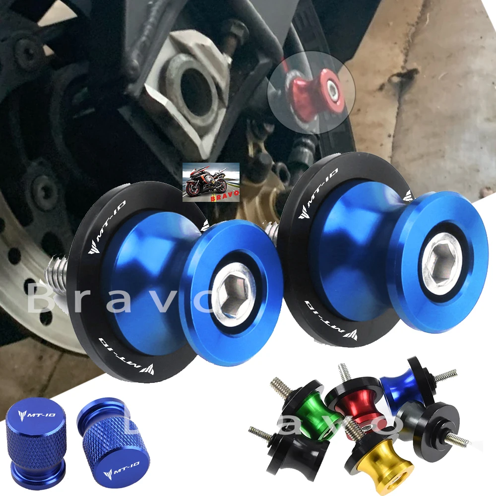 

Logo For Yamaha MT-10 MT10 MT 10 CNC Accessories M6 Bolts Motorcycle Swingarm Spools Sliders Stand Screws