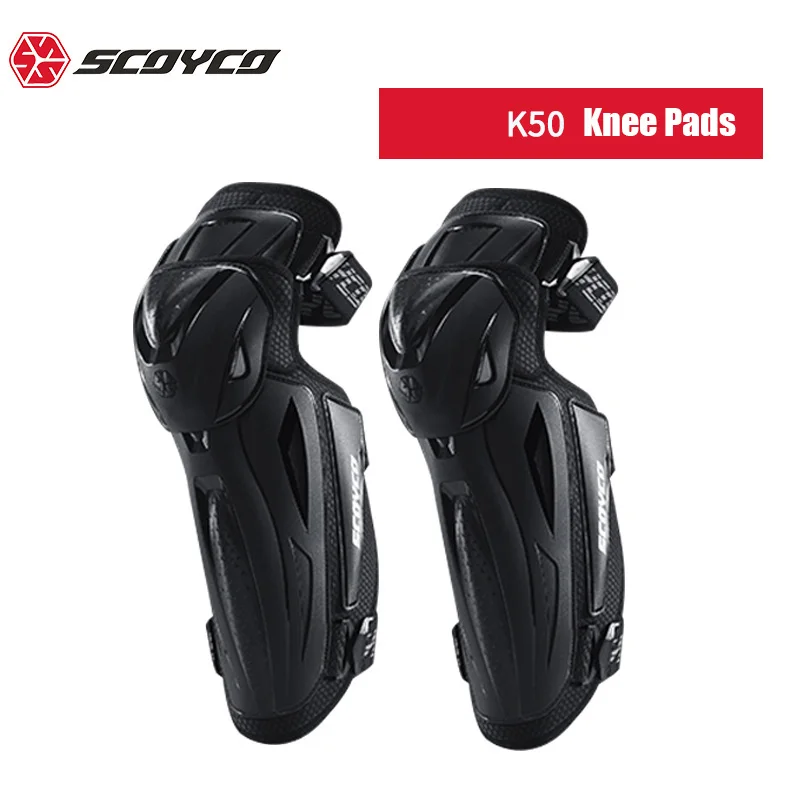 CE2 Scoyco Motocross Motorcycle Knee Pads Elbow Protector Biker Riding Protective Gear Moto Racing Prevention Supplies TPU EVA