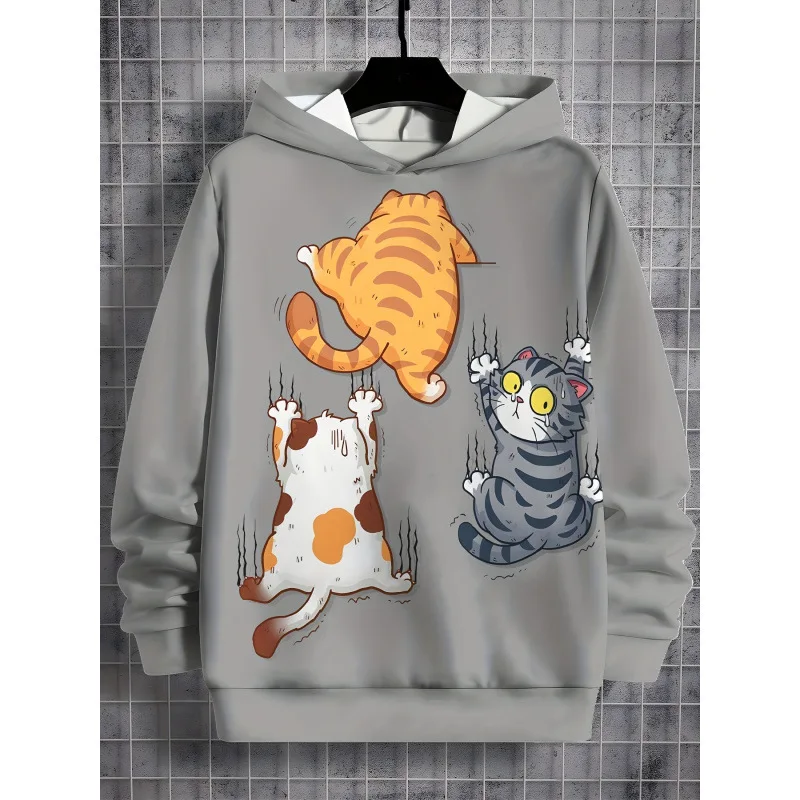 

3D Printed Hoodie Sweatshirt Cross-Border Hat Printed Unisex Spring Autumn Winter Casual Comfortable Soft Fabric Hoodie