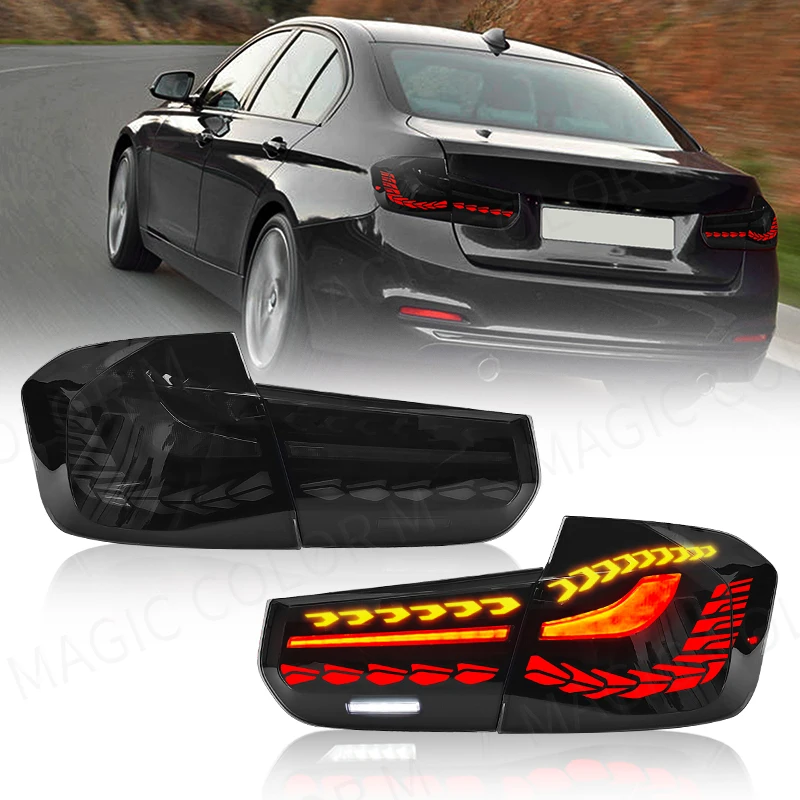 For BMW 3 Series M3 F30 F35 F80 2013 2014 2015 2016 2017 2018 LED Tail Light DRL Brake Reverse Stop Lamp Automotive Accessories