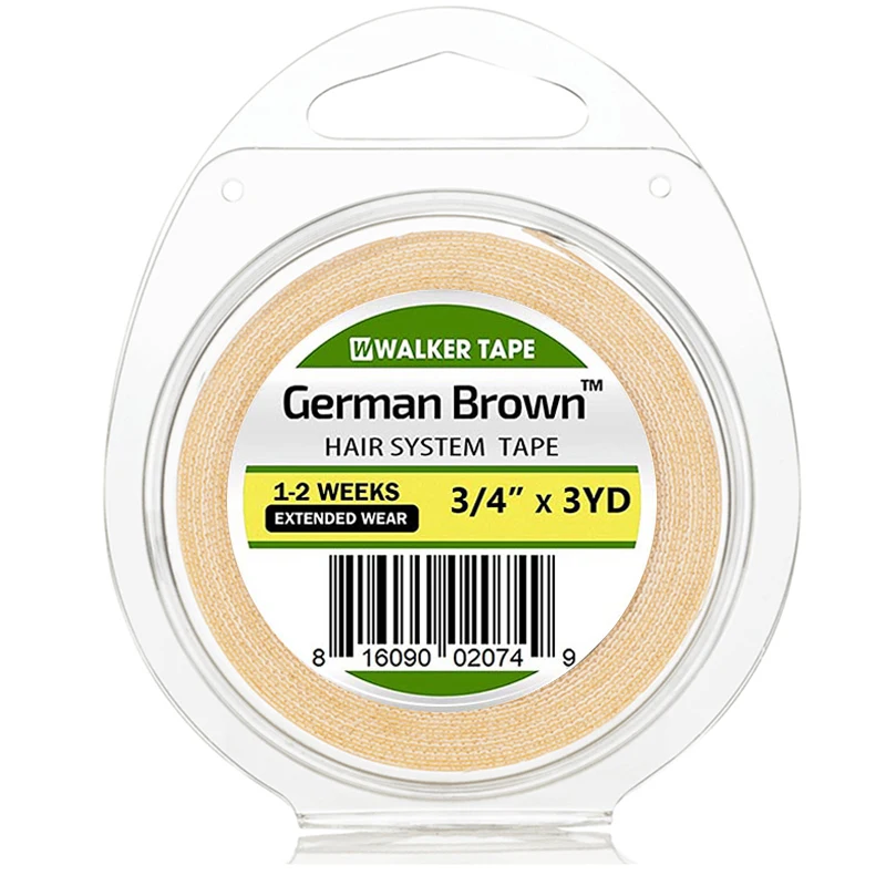 3 yards German Brown Tape walker tape toupee and wigs tape  wig replace tape