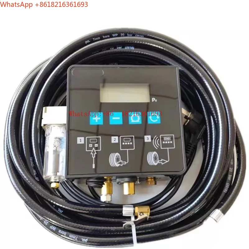 Limited Offer PCL Tire Inflator, High-precision Digital Display Pump, Fully Automatic Wall Mounted Gas Filling Gauge, Tire Pres