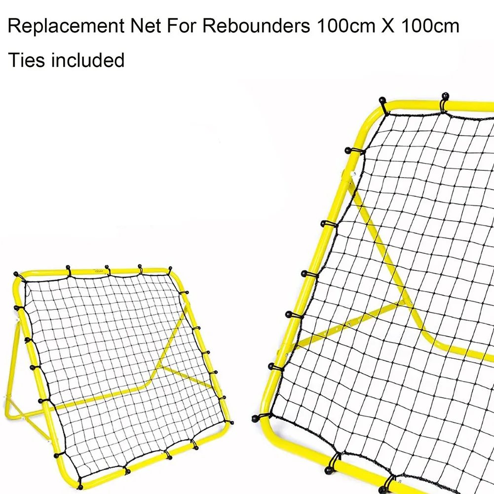 

Soccer Bounce Back Net with 20 Elastic Ropes Kickback Football Practice Net Rebound Net Training Aid for Teens & Adults