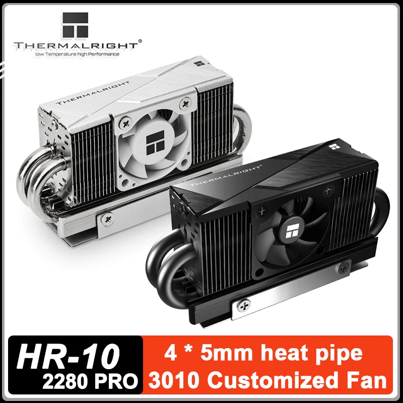 

Thermalright HR-10 2280 PRO M.2 SSD Solid state drive heat sink AGHP 4 Heat Pipe SSD vest Radiator With Thermal Pad