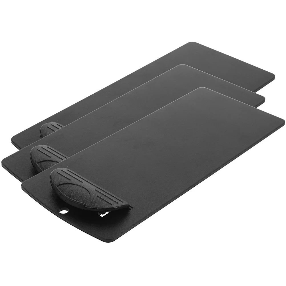 

3pcs Portable File Board Office Clipboard Writing Support For Documents Menus Paper Organizer Multi-Function Clip Board